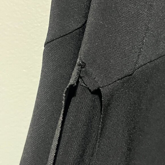 Cache Womens Y2K Skirt Size L Black Liquid Knit Deconstructed Goth Artsy 2000s - Picture 5 of 7